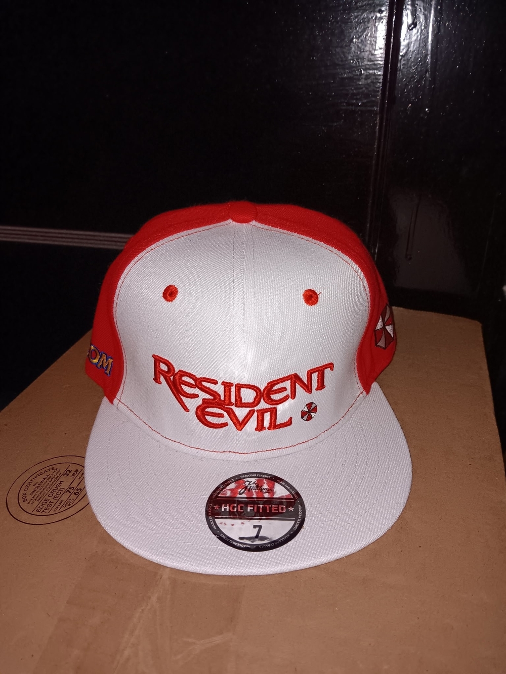 Resident Evil Red & White Fitted Hat